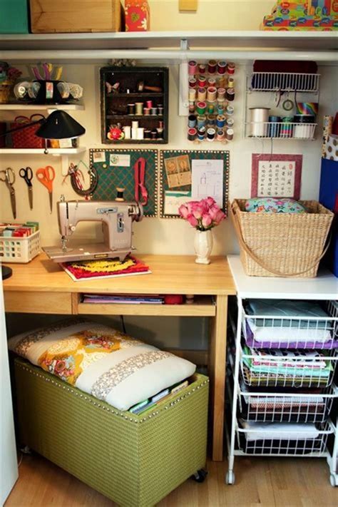 40+ Best Small Craft Room and Sewing Room Design Ideas On a Budget ...