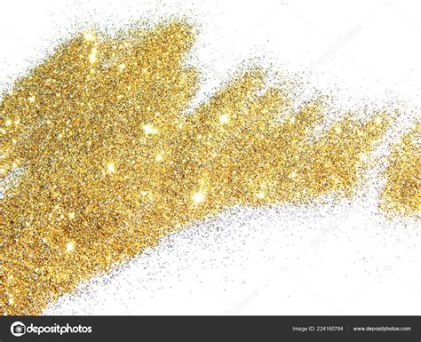 Gold Glitter Sparkles White Background Beautiful Abstract Backdrop Vip ...