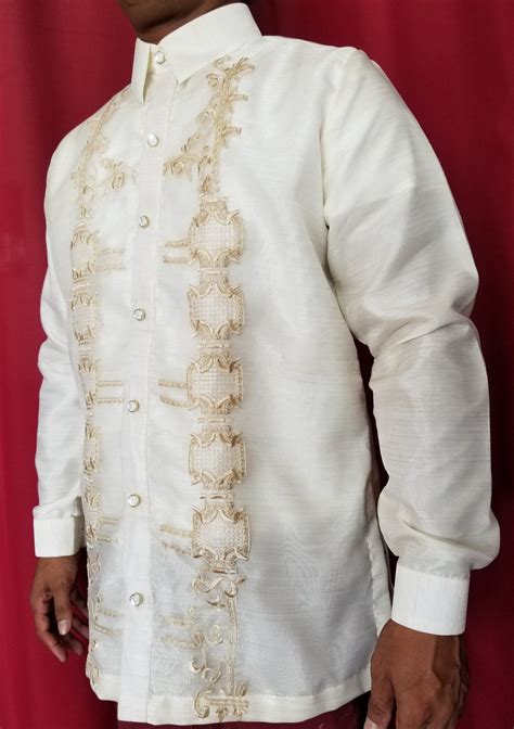 Barong Tagalog Full Open Embroidered Filipino National Costume | Images ...