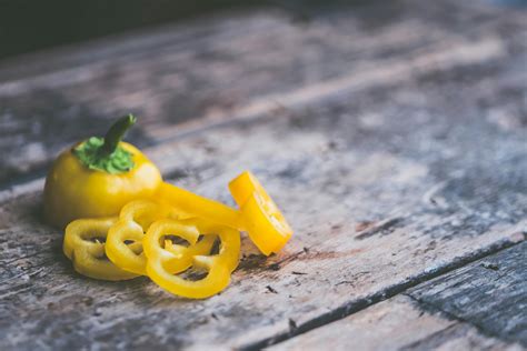 Sliced Yellow Pepper · Free Stock Photo