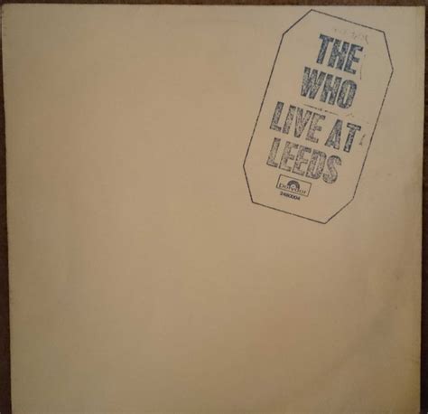 The Who – Live At Leeds (1970, Vinyl) - Discogs