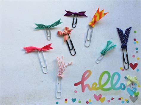 DIY For Girls: Pretty Paper Clips - Online Ribbon - May Arts Ribbon