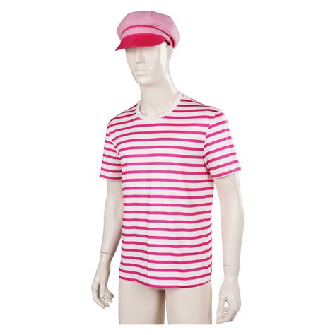 2023 Ken Men T-shirt Hat Outfits Halloween Carnival Cosplay Costume