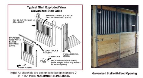 How to build horse stalls | stall doors and grills also called stall ...