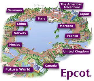 Map of World Showcase Epcot | Пинтерест