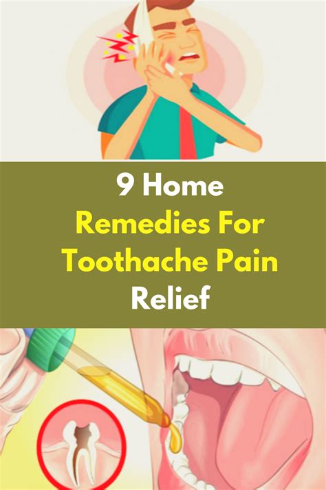 9 Home Remedies For Toothache Pain Relief