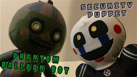 Phantom BB and Security Puppet Plush Review! - YouTube