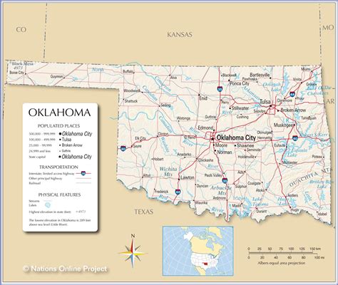 Maps: Oklahoma State Map View