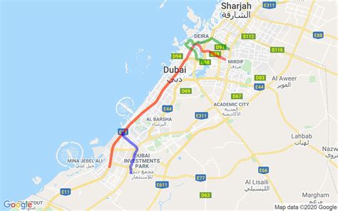 Dubai Metro Map 2023