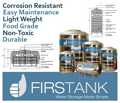 Firstank Stainless-Steel Water Tanks - Firstank