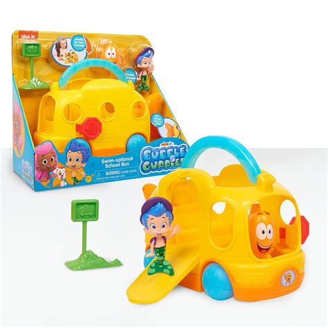 Buy Bubble Guppies Swim-sational School Bus, Kids Toys for Ages 3 Up ...