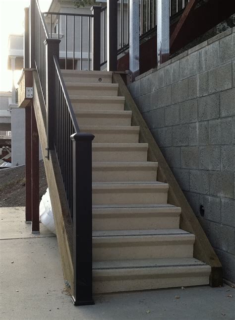 50+ Stair Landing Basement steps stringers railing stringer ...