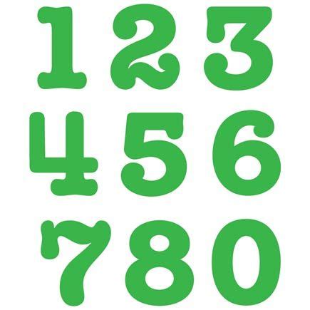 1+Inch+Printable+Block+Numbers | Free printable numbers, Stencils ...