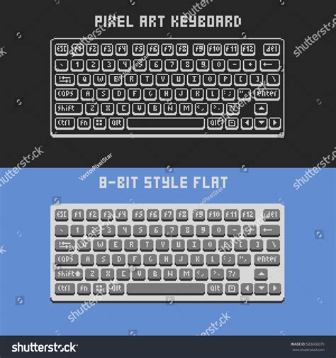 4,636 Pixel keyboard Images, Stock Photos & Vectors | Shutterstock