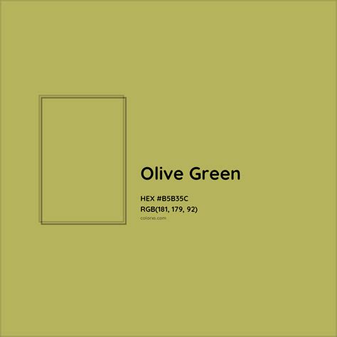 About Olive Green - Color meaning, codes, similar colors and paints ...