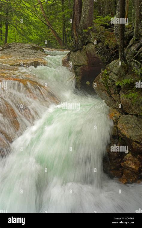 Waterfalls in the White Mountains Stock Photo - Alamy