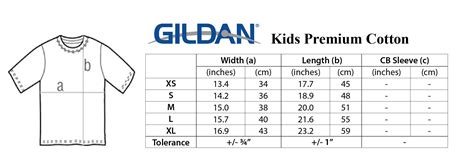 Gildan T Shirts Size Chart For Youth | Arts - Arts