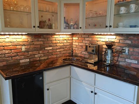 Brick Veneer Kitchen Backsplash – Things In The Kitchen