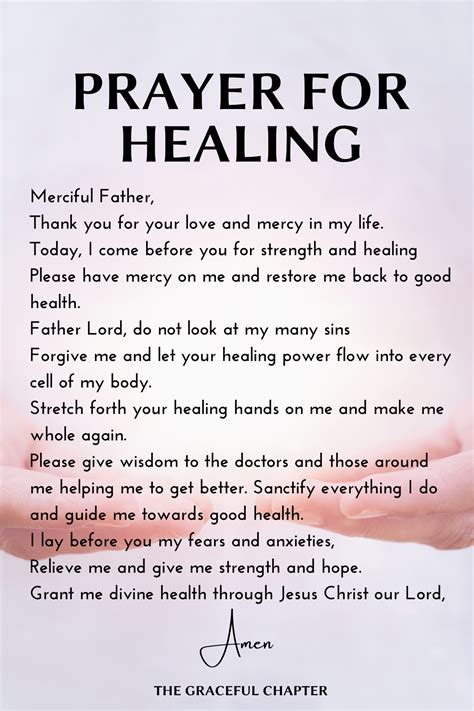 prayer for healing | Healing verses, Healing bible verses, Healing ...