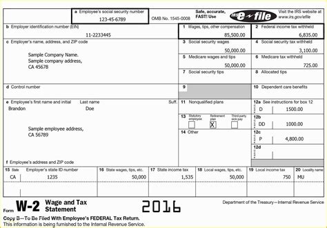 Free W2 Template Of Fake Std Test Results form forms 6993 ...