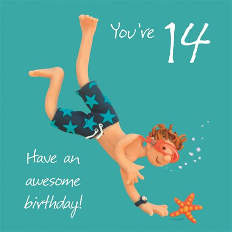 14th Birthday Card Messages - Printable Templates Free