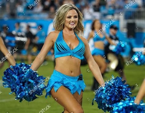 Carolina Panthers Cheerleaders Perform On Field Editorial Stock Photo ...