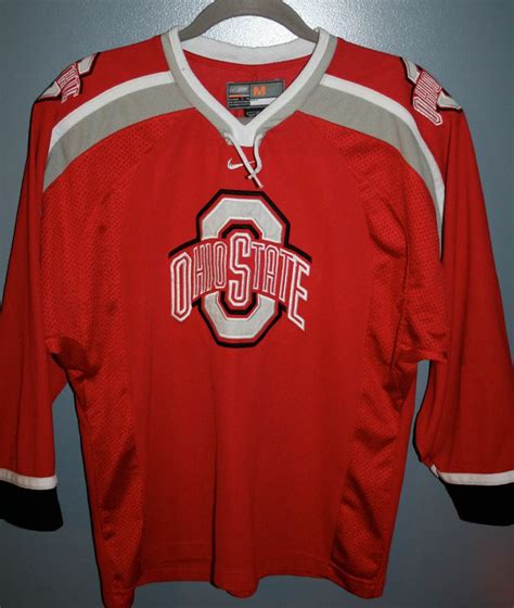 Ohio State Buckeyes OSU Bauer Ice Hockey Jersey - JUNIOR MEDIUM ...