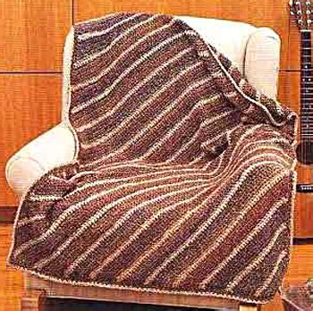 Diagonal Crochet Afghan Pattern