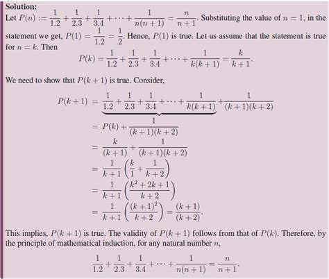 Mathematical induction - Definition, Solved Example Problems, Exercise ...