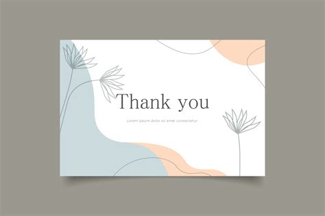 Thank You Card Vector Art, Icons, and Graphics for Free Download