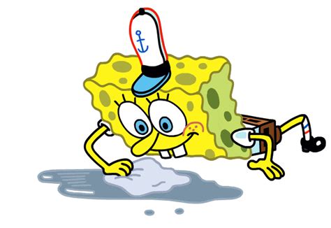 Spongebob Mopping Gif