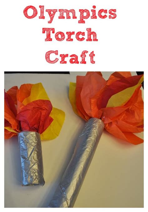 Simple and Easy Olympics Torch Crafts for Kids #Olympics #KidsCrafts ...