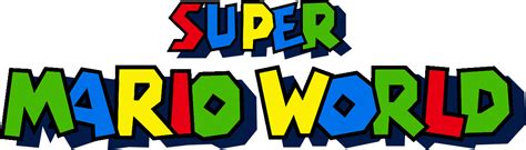 Super Mario World Logo PNG HD Photos - PNG Play