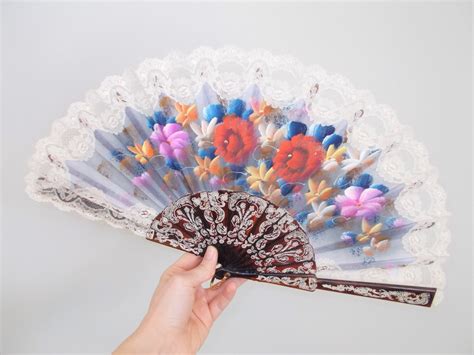 Chinese Paper Fan Craft Chinese Folding Fans 1980s Choice Out Etsy ...