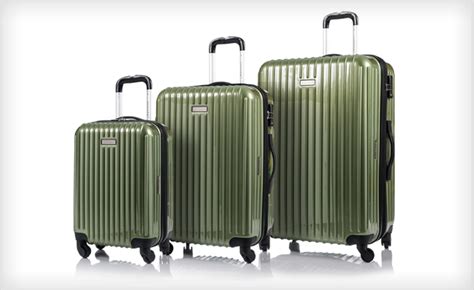 $179 for a 3-Piece Polycarbonate Spinner Champs Luggage Set (a $700 ...