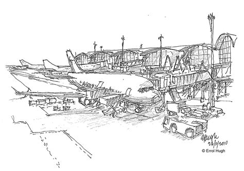 #airport #sketch | Animation sketches, Sketches, Art