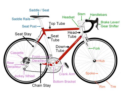 Parts of a Bike Diagram: Bicycle Anatomy for Beginners | The Best Bike Lock