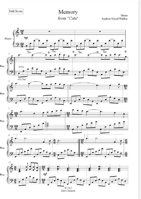 (PDF) Memory Piano Solo - DOKUMEN.TIPS