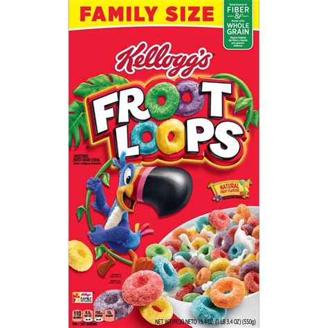 Froot Loops Breakfast Cereal - 19.4oz - Kellogg's | Fruit loops cereal ...