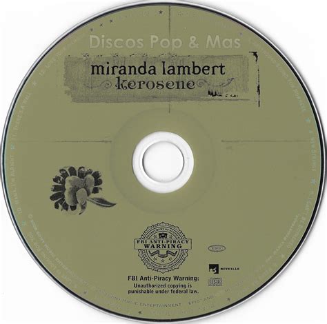 Discos Pop & Mas: Miranda Lambert - Kerosene