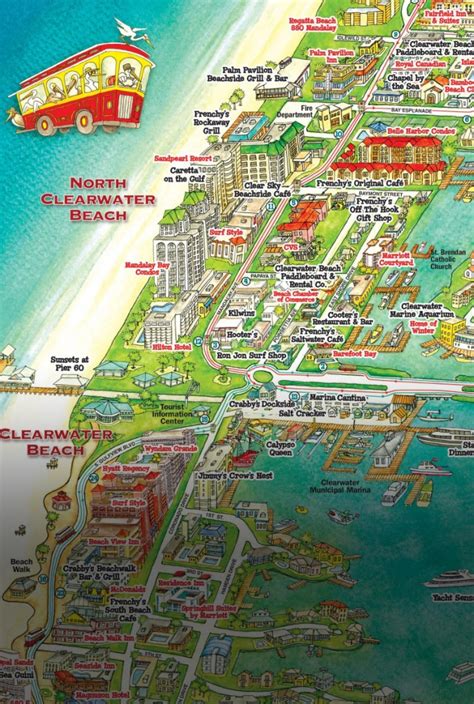 Clearwater Beach Florida Map Of Hotels - Printable Maps