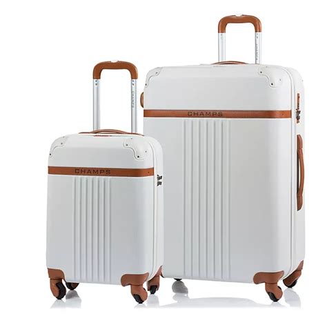 Champs Vintage Collection 2-Piece Hardside Spinner Luggage Set