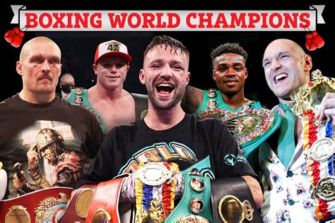 Boxing world champions: List of EVERY world titleholder, including ...