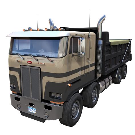 3D model Peterbilt 362 tandem dump truck VR / AR / low-poly | CGTrader