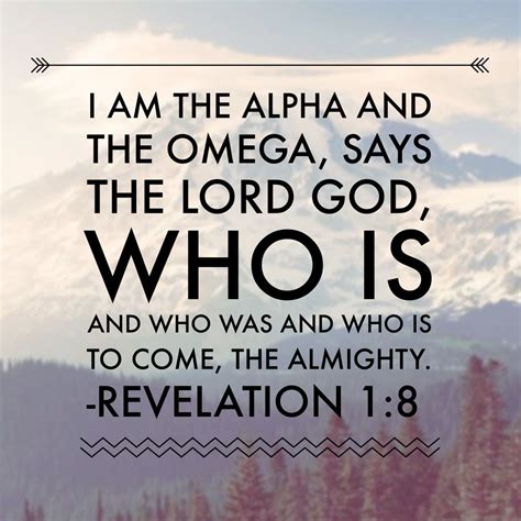 Revelation 1:8 #biblestudyfellowship | Revelation bible, Bible quotes ...