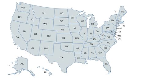 Size of US States by Area - World Stats and Facts