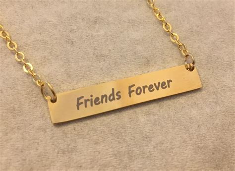 Friends forever necklace, Best friend necklace, best friend gift ...