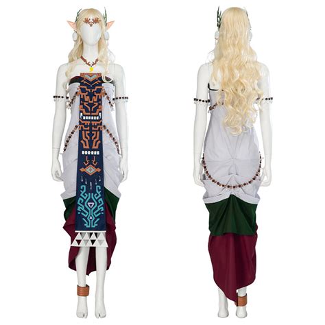 The Legend of Zelda: Tears of the Kingdom Queen Sonia Cosplay Costume ...