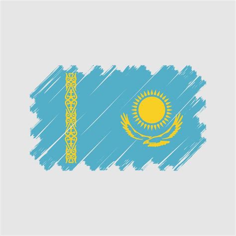 Kazakhstan Flag Vector. National Flag 11510328 Vector Art at Vecteezy