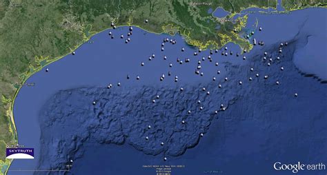 Gulf Oil Rig Locations Map